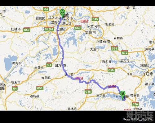 不走高速还有一条线路:从武汉走107国道,转106国道,再转316国道,经