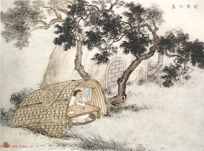 陈少梅绘画二十四孝图欣赏(4)