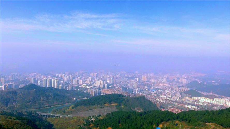 凯里全景城市航拍_1920x1080_高清视频素材下载(编号:2382541)_实拍