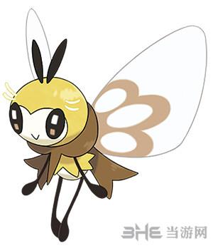 进化形态和技能等内容,这次我们为大家带来口袋妖怪日月蝶结萌虻图鉴