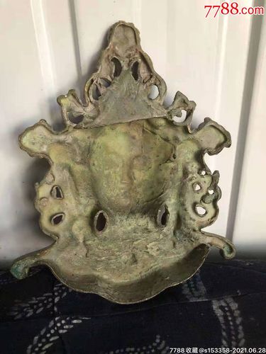 铜佛头一尊,-价格:550元-se81095265-铜像/铜佛像