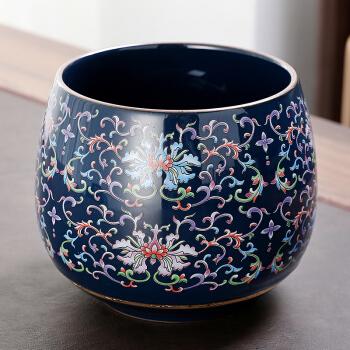 洗茶杯的容器茶渣桶陶瓷茶洗盆茶叶渣缸家用大容量建水中式复古倒茶