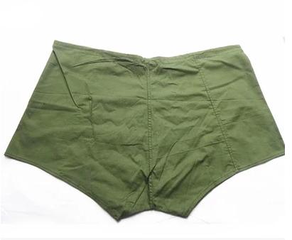 正品老式军裤头 部队配发内裤 平角裤衩 纯棉布裤头