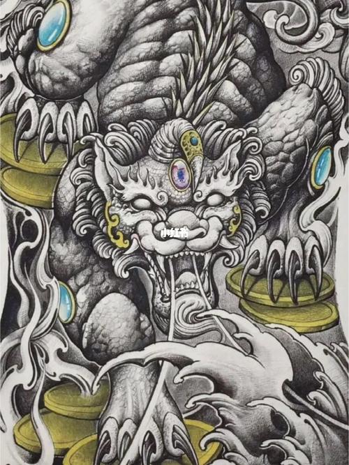 招财貔貅纹身_纹身_貔貅_猛龙过江纹身工作室攻略_纹身也清新_美妆