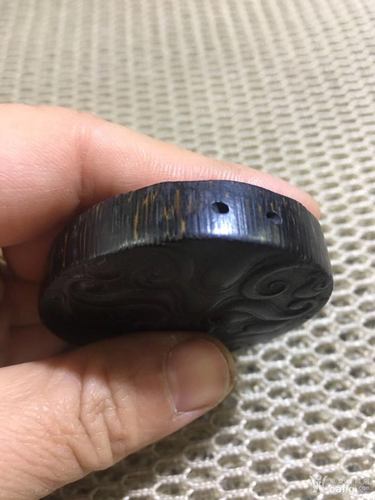 犀牛角龙头牌子,鱼子纹清晰,尺寸如图