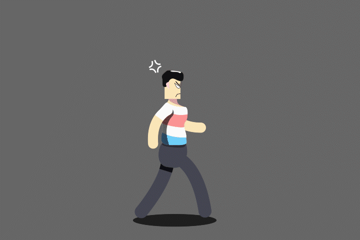 愤怒的人们,散步去吧!