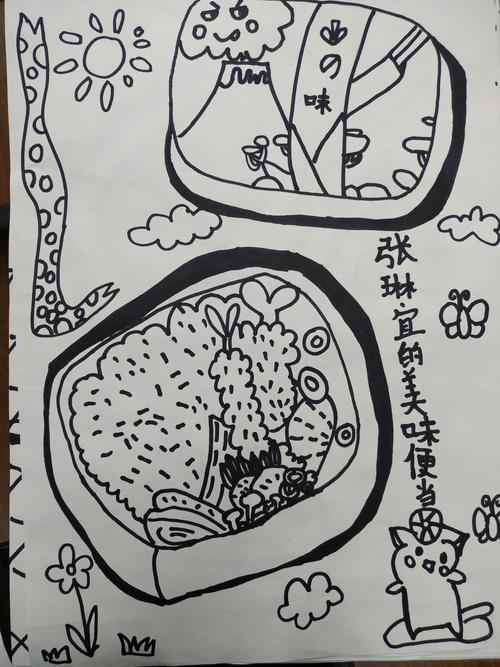 线描篇之美味便当