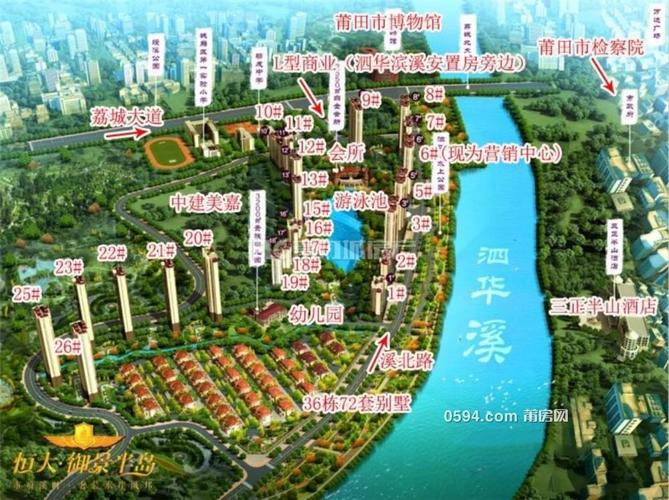 绶溪公园 康嘉御景旁边 恒大御景半岛 3室高层 - 莆田二手房-莆田买房