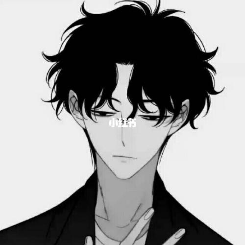 高冷黑暗男头_男生头像_素材_头像