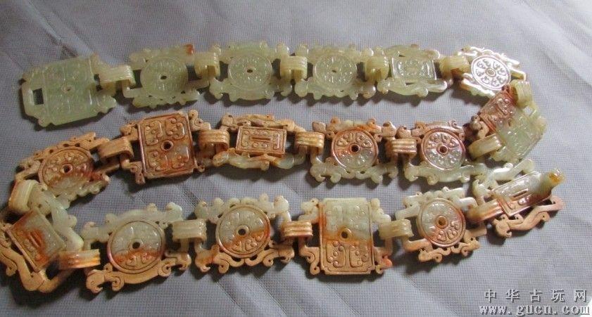 汉代和田玉整雕腰带