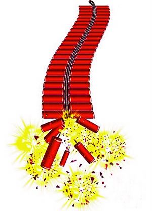 过年燃放烟花爆竹是中国人的传统习俗,应该保留下来,"不放鞭炮总觉得