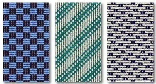 斜纹变化组织               缎纹变化组织 织物外观呈板