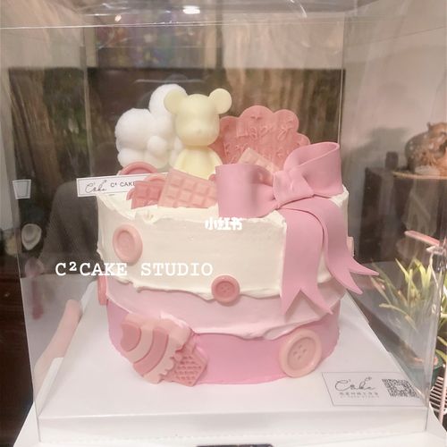 广州生日蛋糕 粉色小熊熊_生日蛋糕_蛋糕_广州蛋糕定制_美食_美食展示