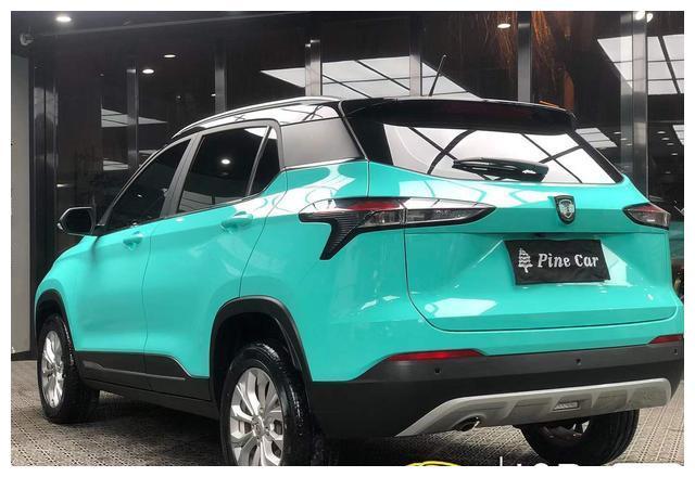 ichangericr改变者改色膜宝骏510车身贴膜水晶蒂芙尼