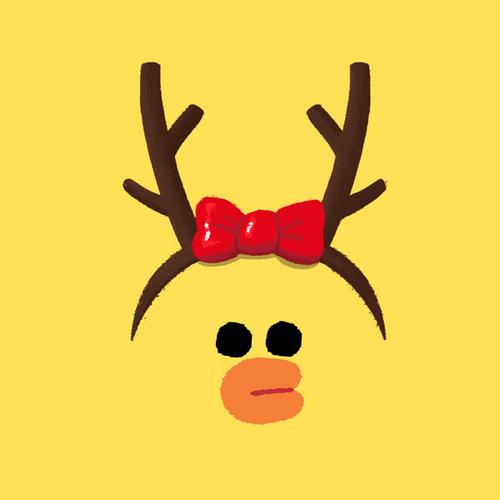 小黄鸭头像图片