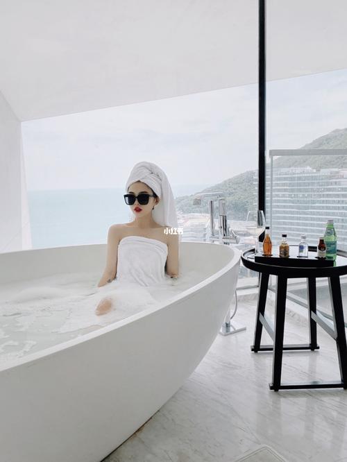 三亚网红酒店|最美海景浴缸拍照 0900_拍照_浴缸