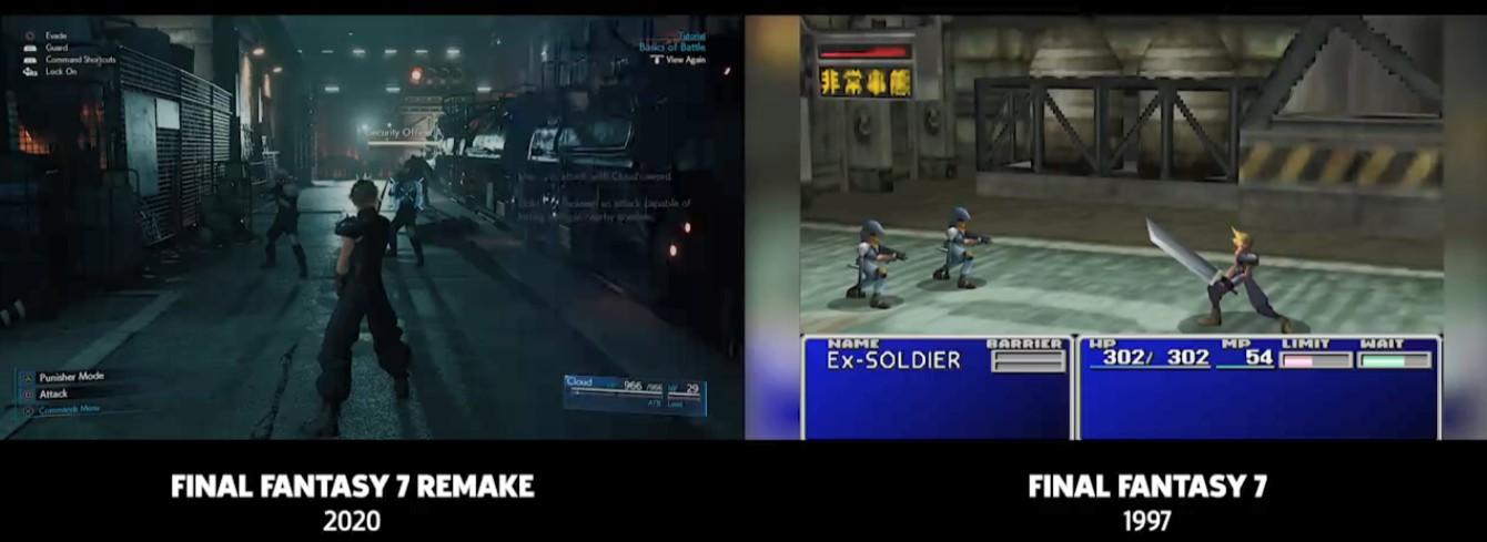 最终幻想7壹号魔晄炉引爆作战新老对比