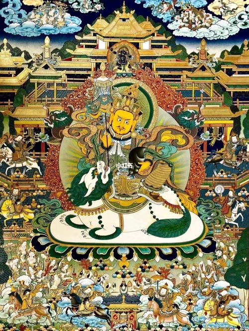 八马财神_唐卡_唐卡影评_星座命理_星座命理其他