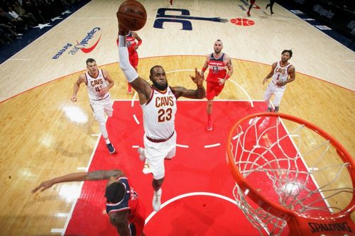 詹姆斯滑翔扣篮