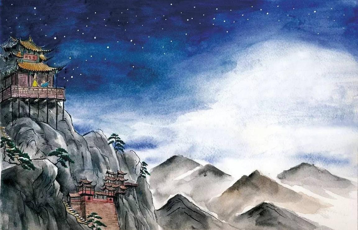 危楼高百尺手可摘星辰全诗意思及赏析