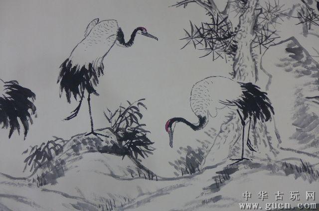 八大山人百鹤图