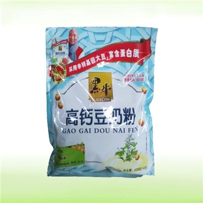 黑牛高钙豆奶粉富含蛋白质 428g14小袋
