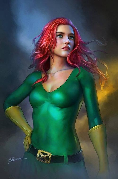 「惊奇女孩」琴·葛蕾又名凤凰女,是美国漫威漫画旗下的超级英雄
