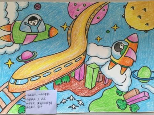 梦想与未来简笔画