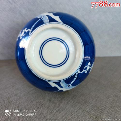 民国冰梅瓶_青花瓷_第4张_7788瓷器