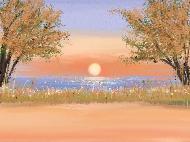 ipad壁纸油画壁纸说句晚安