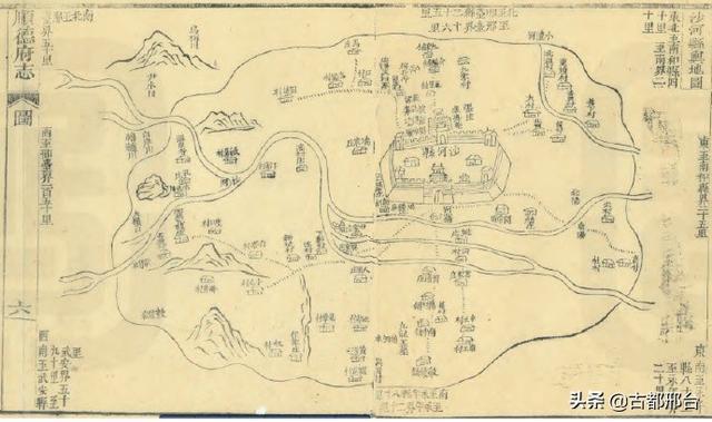 清乾隆版顺德府志中的一府九县堪地图