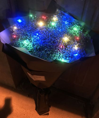 女王节巨型熊抱进口满天星生日大花束杭州上海苏州同城速递 3.