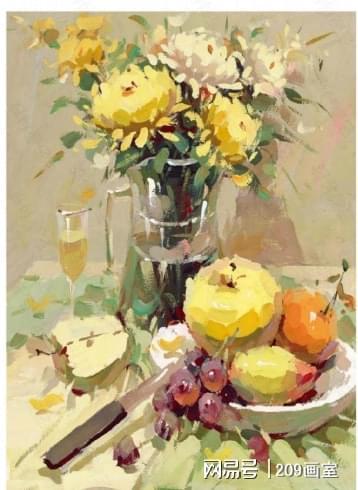 武汉209画室美术高考丨色彩静物花卉讲解