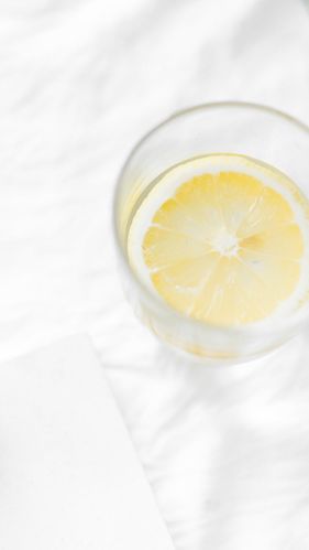 清凉一夏.壁纸锁屏背景.柠檬