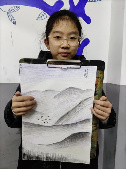 高段班彩铅《风景画》12月20日下午