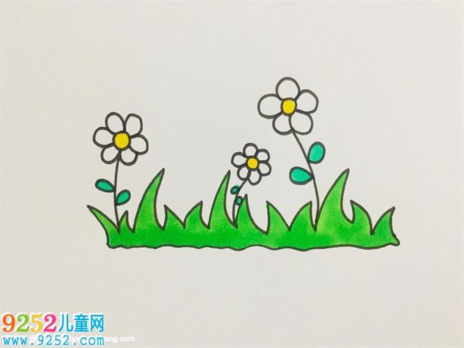 小花小草怎么画? 花朵简笔画