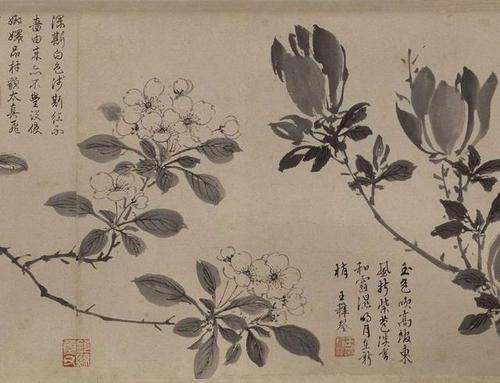 看明代画家周之冕《百花图卷》,感悟春天的气息