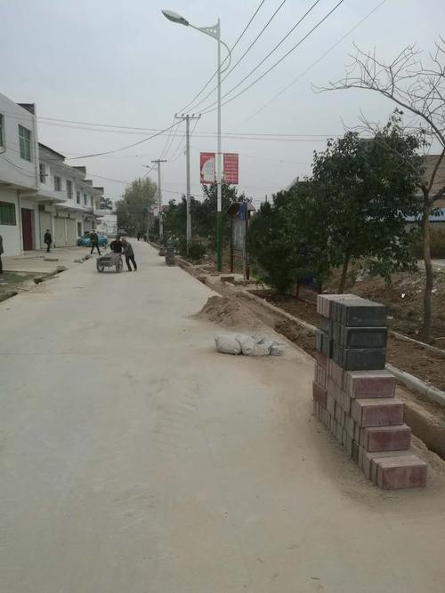 临潼区斜口街道高沟村美丽乡村建设中