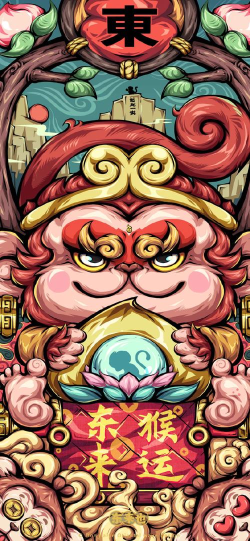 "国潮中国风"手机高清壁纸  ·图源:东来也 ·原图上传,记得查看原图