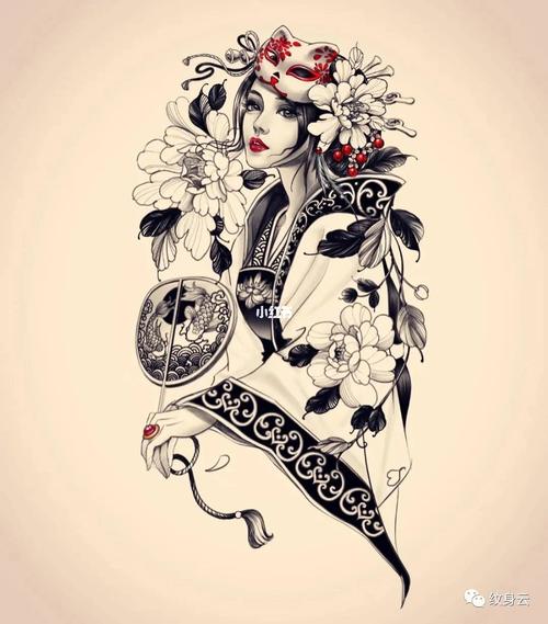 艺妓纹身图案_纹身_墨艺刺青攻略_美妆_彩妆
