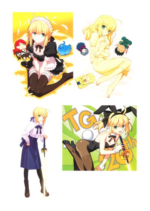 fate画集武内崇系returntoavalon多角色合照部分i