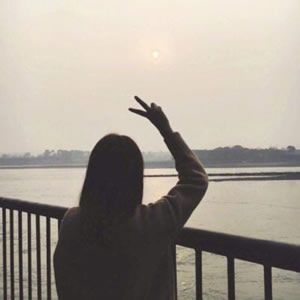 个性微信头像女身背影
