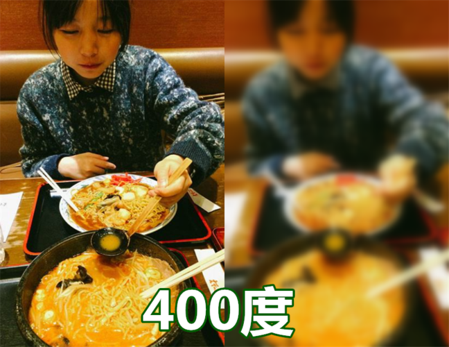 同是近视眼100度vs300度看到600度要你何用