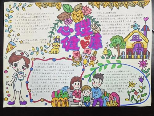 建筑工程学院成功举办"我心向阳"心理手抄报活动