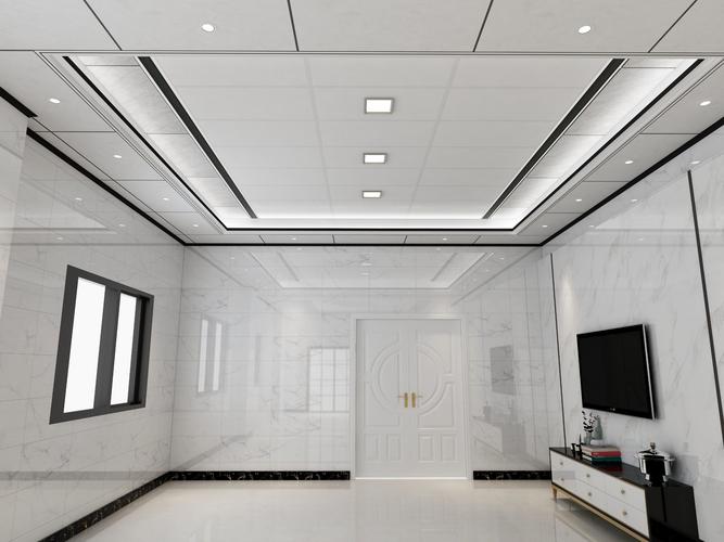 2020年收集大扣板吊顶效果图99张.