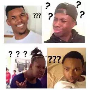 0 堪称新的黑人问号表情包