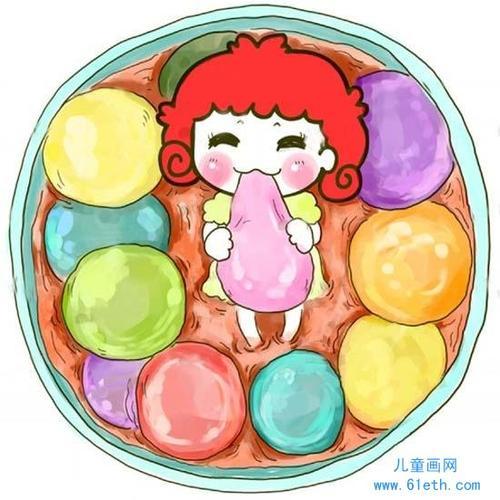 元宵节吃汤圆黑板报 黑板报图片大全