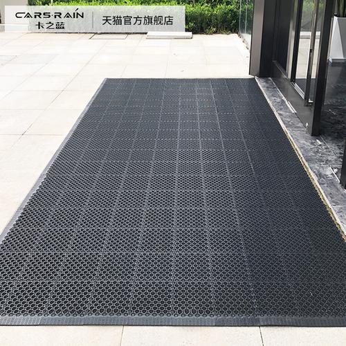 室外门口防滑地垫雨天防水地毯酒店商场户外进门超薄镂空隔水脚垫