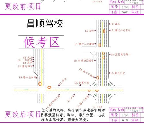 清远英红科目三5号线路线图(自动波)
