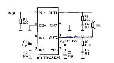 求一5v音响功放电路